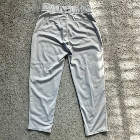 Gray Rawlings Baseball Pants - Men's Size Large - Full Length - EUC - Picture 8 of 11